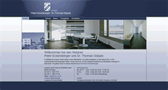 Desktop Screenshot of notare-eckersberger-goeppel.de